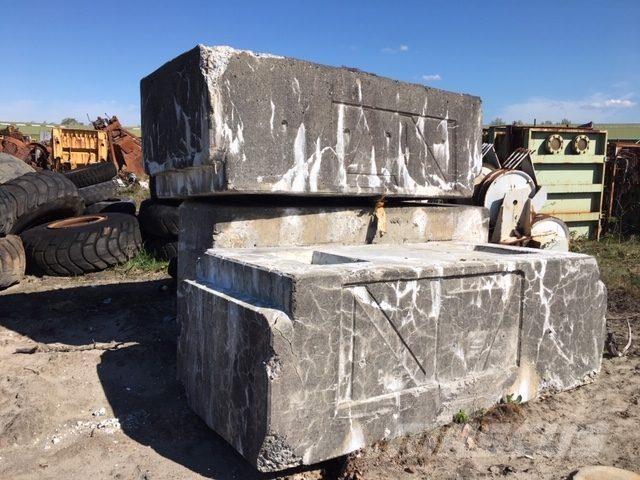  Ballastvægte 3 stk. - 3500 kg Nosturien osat ja lisävarusteet