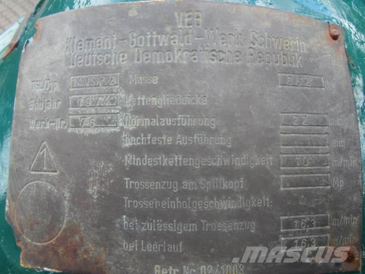  Capstan spil VEB 1AVSP2 Vinssit, nostolaitteet ja materiaalinostimet