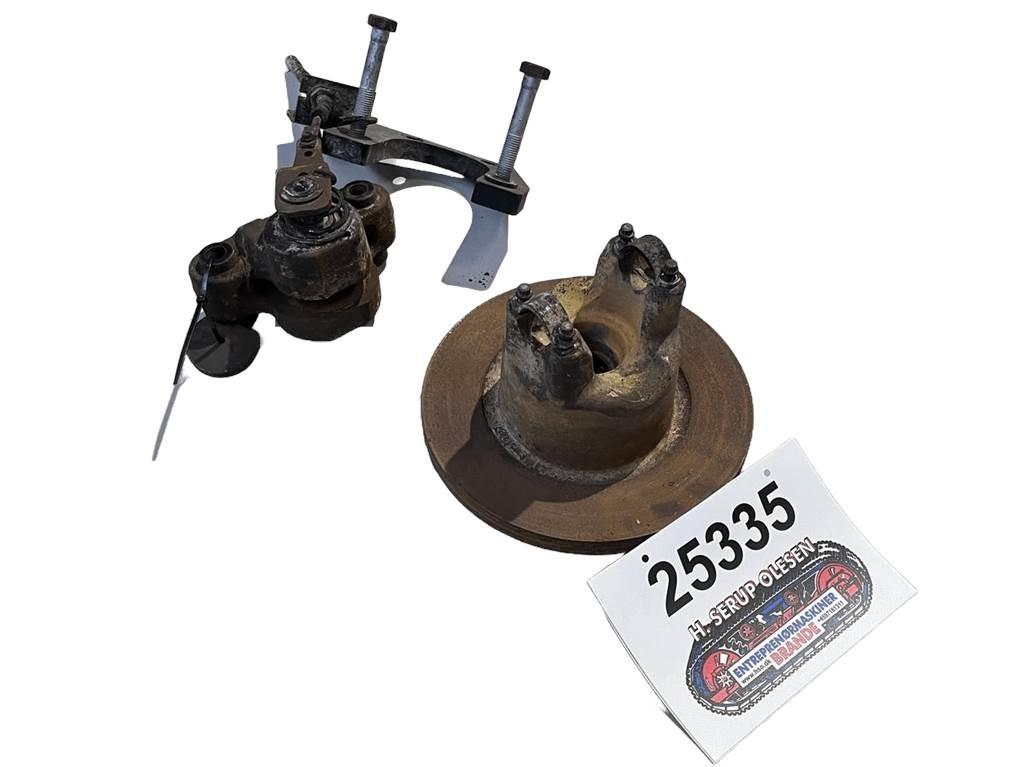 CAT 908M, Håndbremse Muut