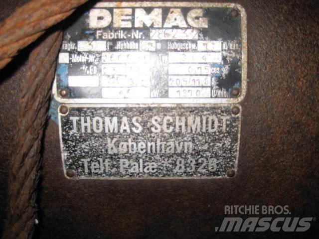 Demag spil 3 ton Nostimet ja tavarahissit