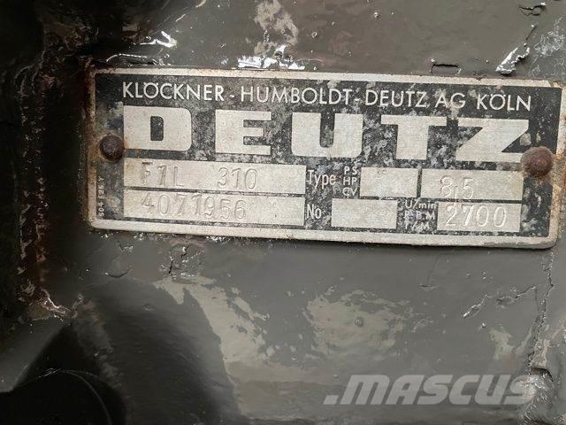 Deutz F1L 310 motor Moottorit