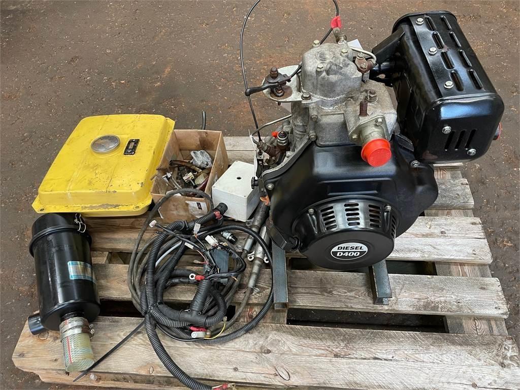  Diesel engine D400/E - 1 cyl. Moottorit
