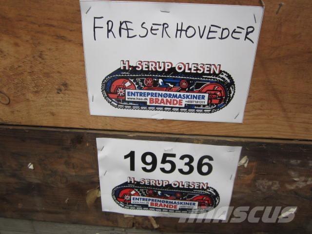  Fræsehoveder, diverse Muut