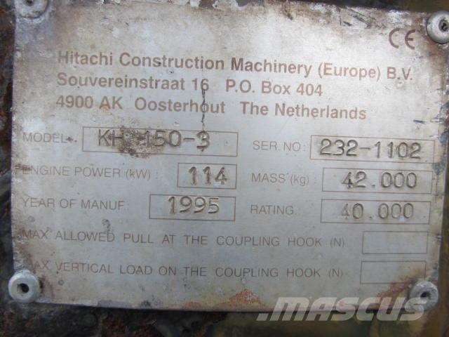 Hitachi KH150-3 til ophug Telakaivukoneet