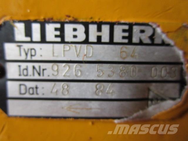  Hydr. pumpe ex. Liebherr 912 Hydrauliikka
