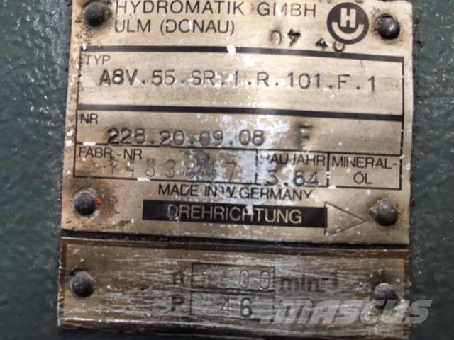  Hydr. pumpe ex. O&K RH5 Hydrauliikka