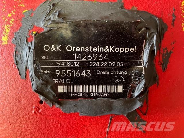  Hydr. pumpe ex. O&K RH6 Hydrauliikka