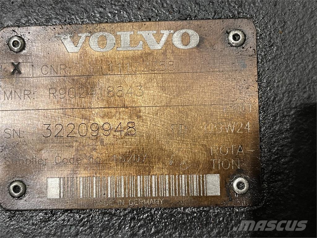  Hydr. pumpe ex. Volvo L120F Hydrauliikka