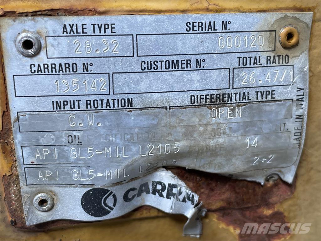 Hydrema 906B bagaksel Akselit