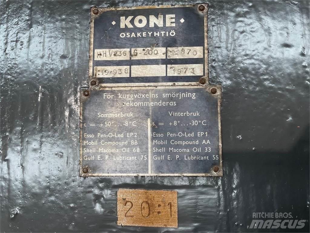 Kone Type HHV236 gear - 20:1 Vaihteistot