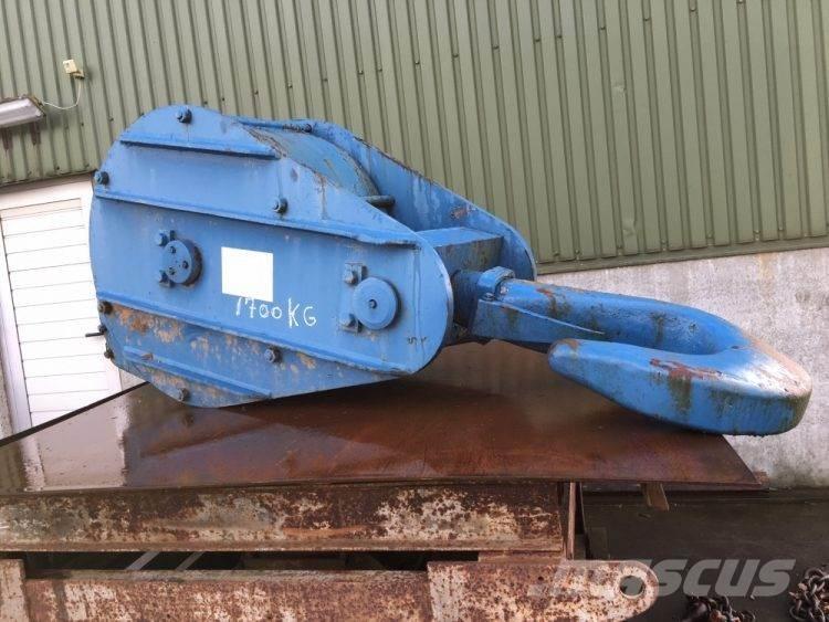  Krankrog - 3 wirehjul Nosturien osat ja lisävarusteet