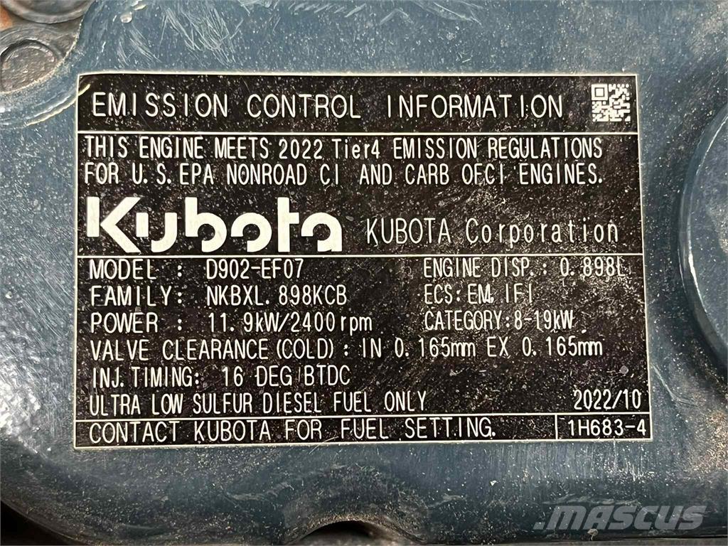Kubota D902-EF07 motor Moottorit