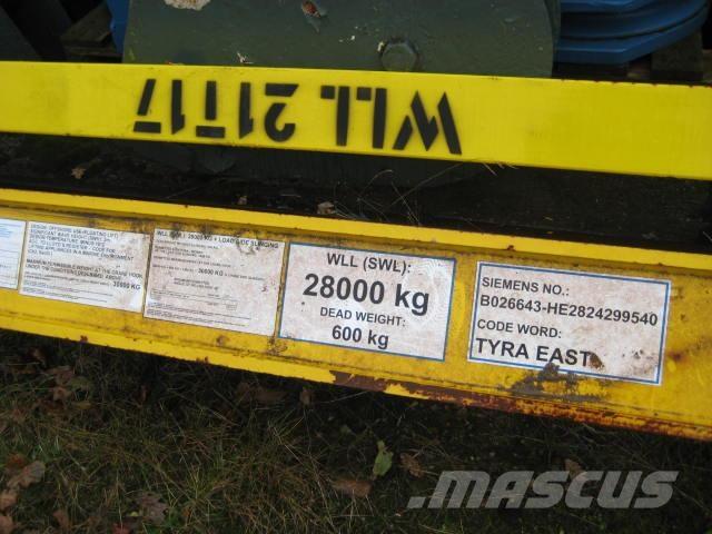  Løfteåg 21 ton - ubrugt Nosturien osat ja lisävarusteet