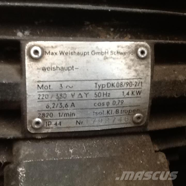  Oliefyr Weishaupt Muut