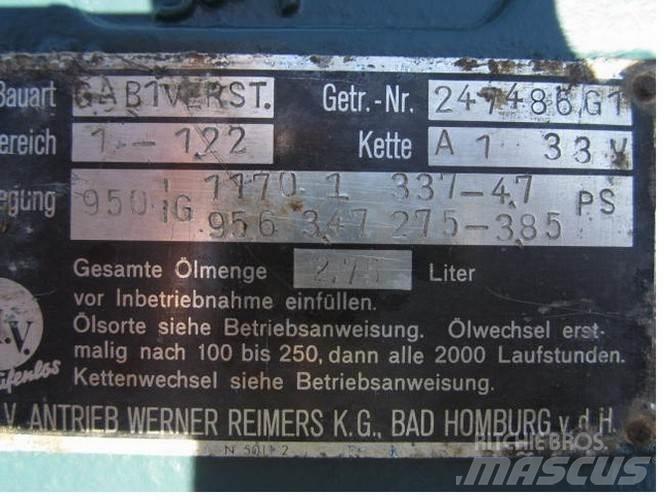  P.I.V. gear Type GA B1VERST Vaihteistot