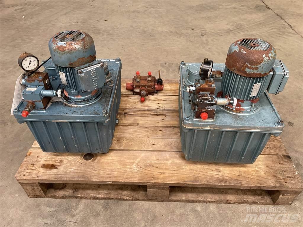  Powerpac, elektrisk - 2 stk. Dieselgeneraattorit