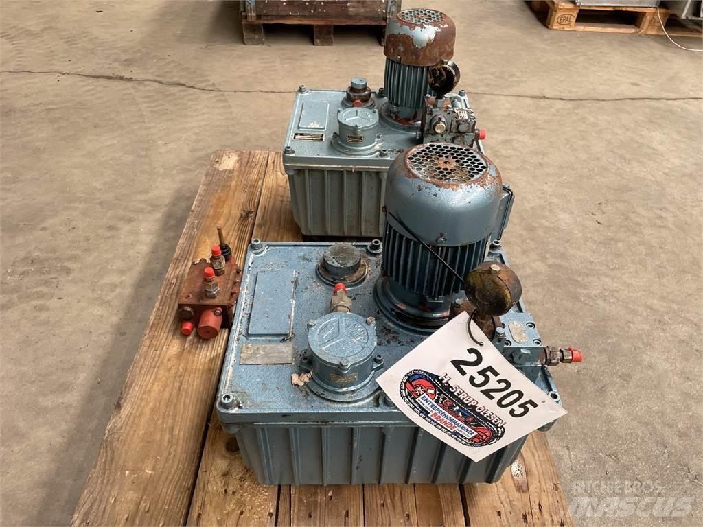  Powerpac, elektrisk - 2 stk. Dieselgeneraattorit