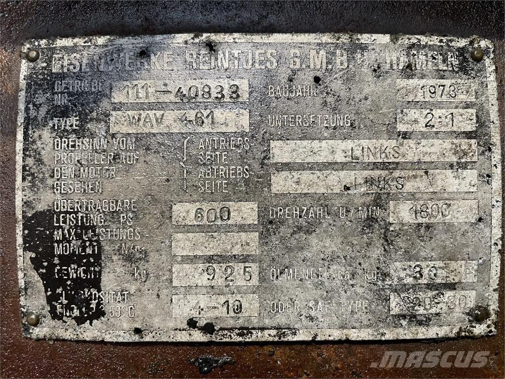 Reintjes WAV 461 Gear Vaihteistot