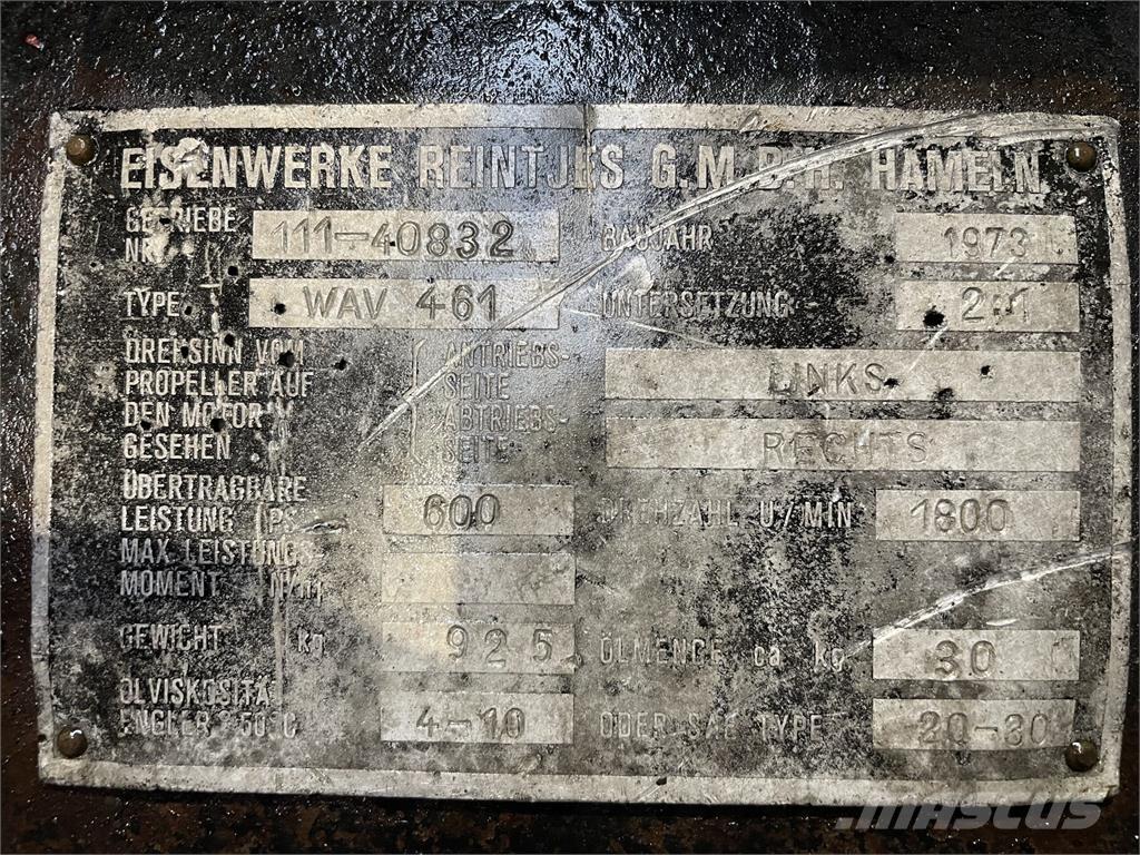 Reintjes WAV 461 Gear Vaihteistot