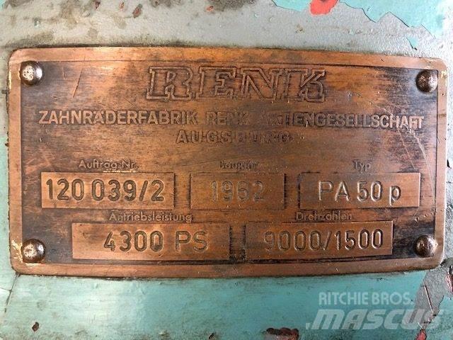 Renk gear type PA50P Vaihteistot