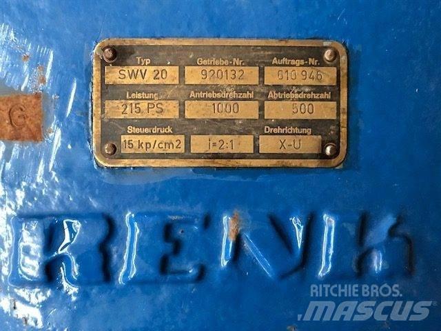 Renk Type SWV20 Vaihteistot