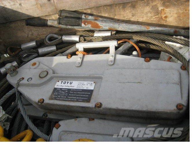  Rope pulling hoist - 3 stk. Vinssit, nostolaitteet ja materiaalinostimet