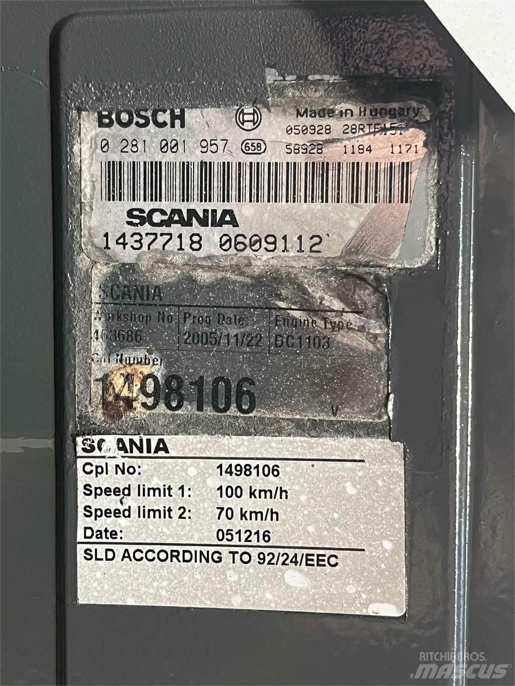 Scania DC11 03 B02 motor Moottorit