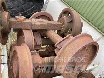  Skinnehjul ø450 mm + flange Renkaat ja vanteet
