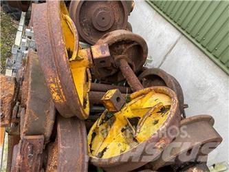  Skinnehjul ø450 mm + flange Renkaat ja vanteet
