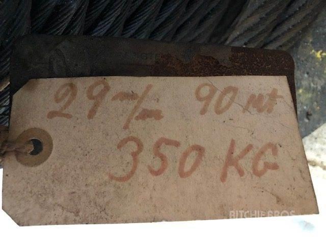  Stålwire Ø29 mm Nosturien osat ja lisävarusteet
