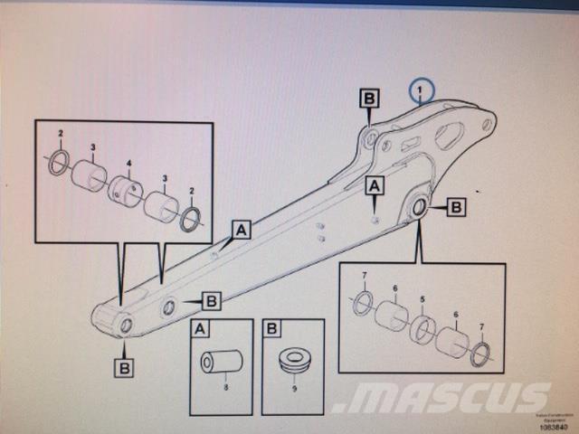  Stik Volvo ECR50D Muut