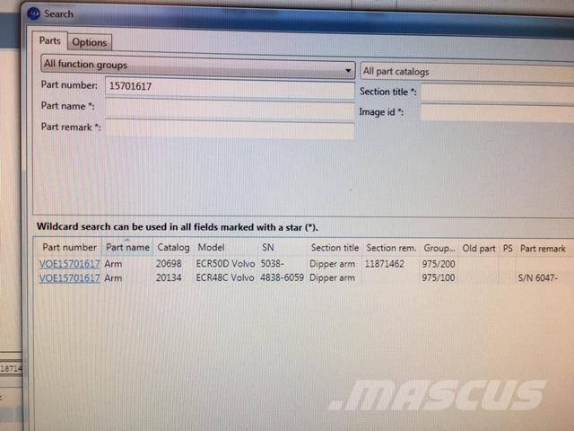  Stik Volvo ECR50D Muut