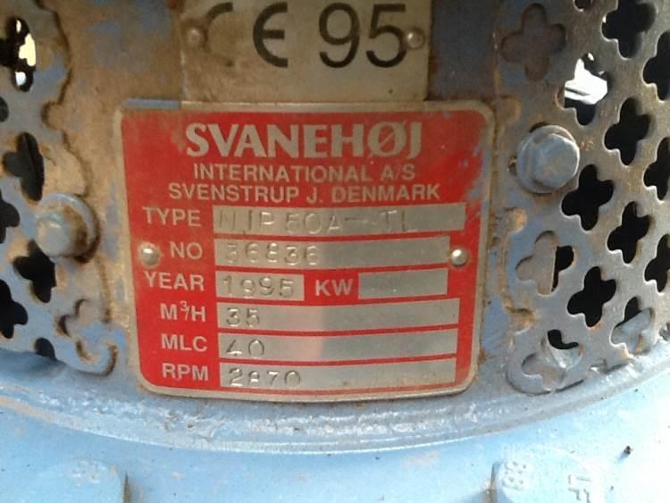 Svanehøj NP 50A-TL pumpe Vesipumput
