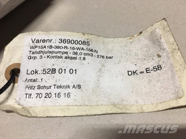  Tandhjulspumpe, Haldex Hydrauliikka