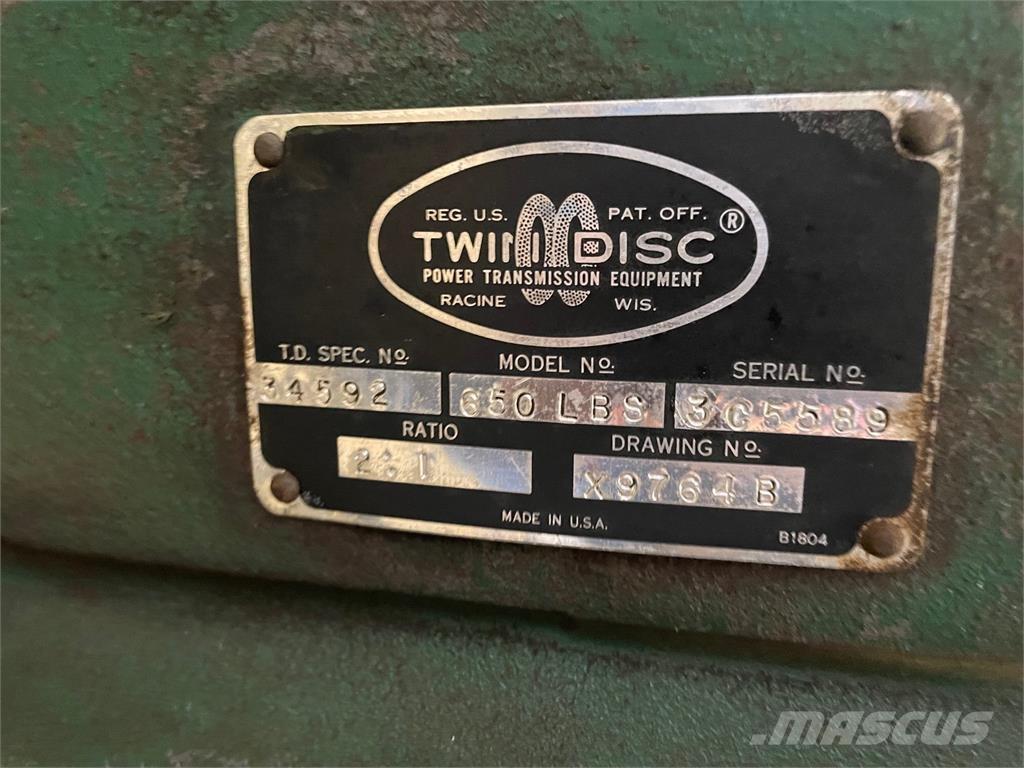  Twin Disc Model 6-C-1502-1 Vaihteisto