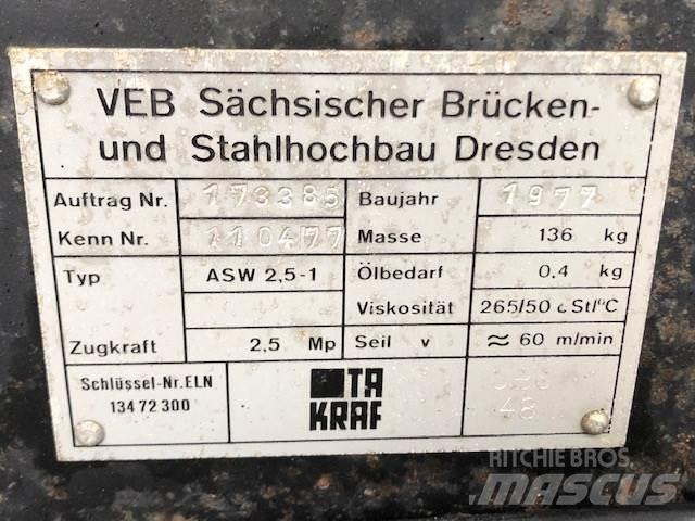 VEB spil - 2,5 T - 2 stk. Nostimet ja tavarahissit