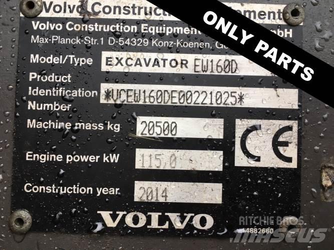 Volvo EW160D til ophug Telakaivukoneet