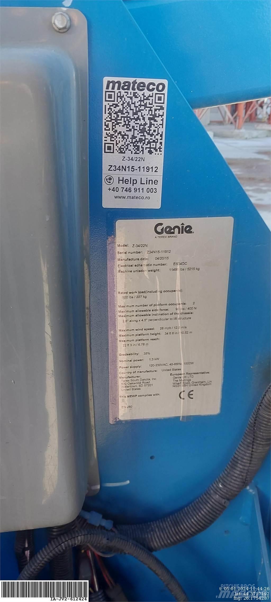 Genie Z-34/22N Kuukulkijat