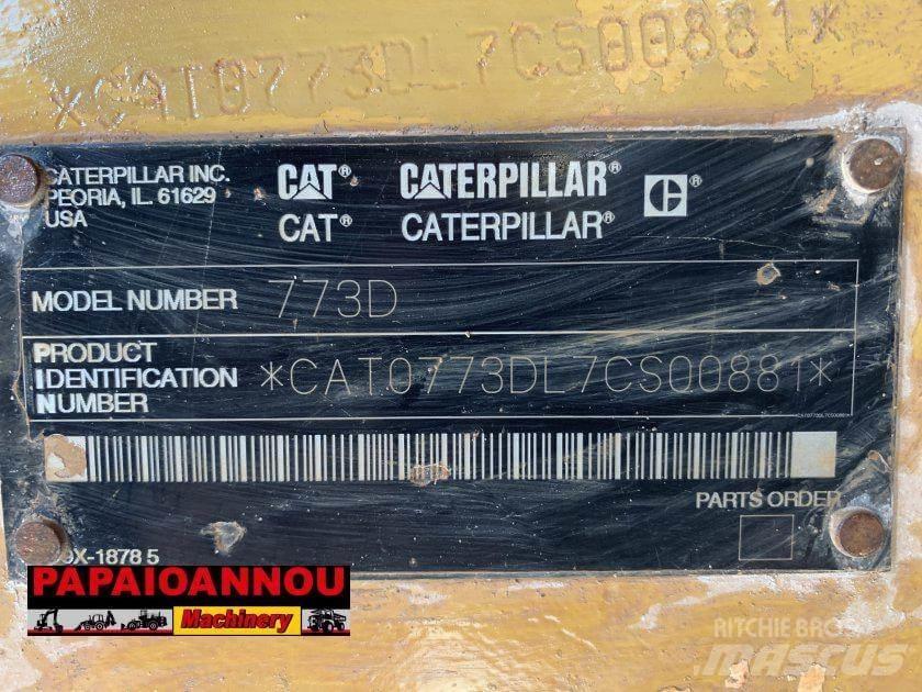 CAT 773D Muut koneet