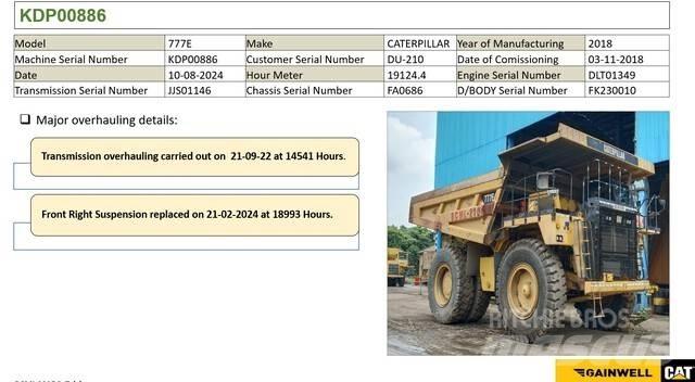 CAT 777E Dumpperit