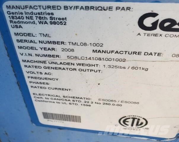 Genie TML Valopylväät