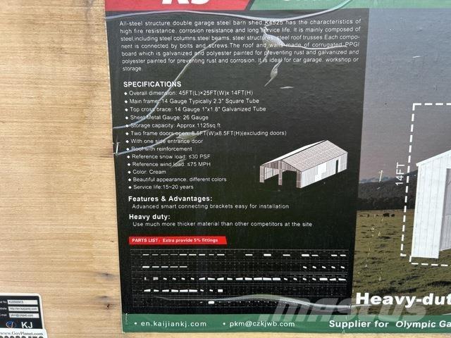 KJ K4525 Teräsrunkorakennukset