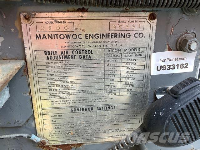 Manitowoc 3900 Tela-alustaiset nosturit