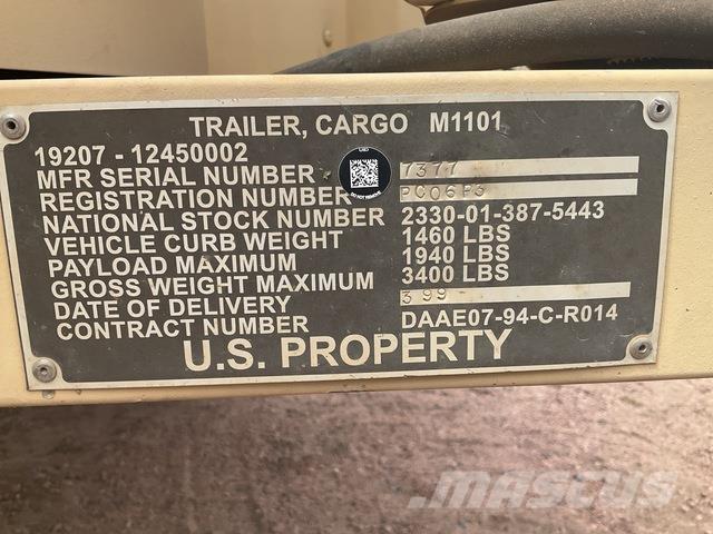  Raytheon M1101 Muut perävaunut