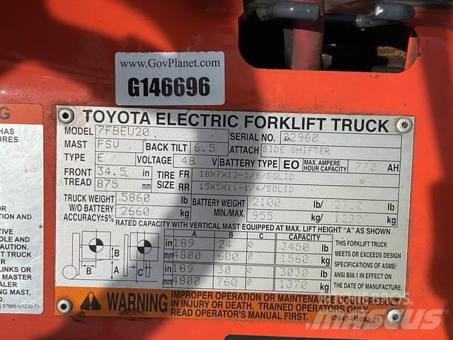 Toyota 7FBEU20 Sähkötrukit