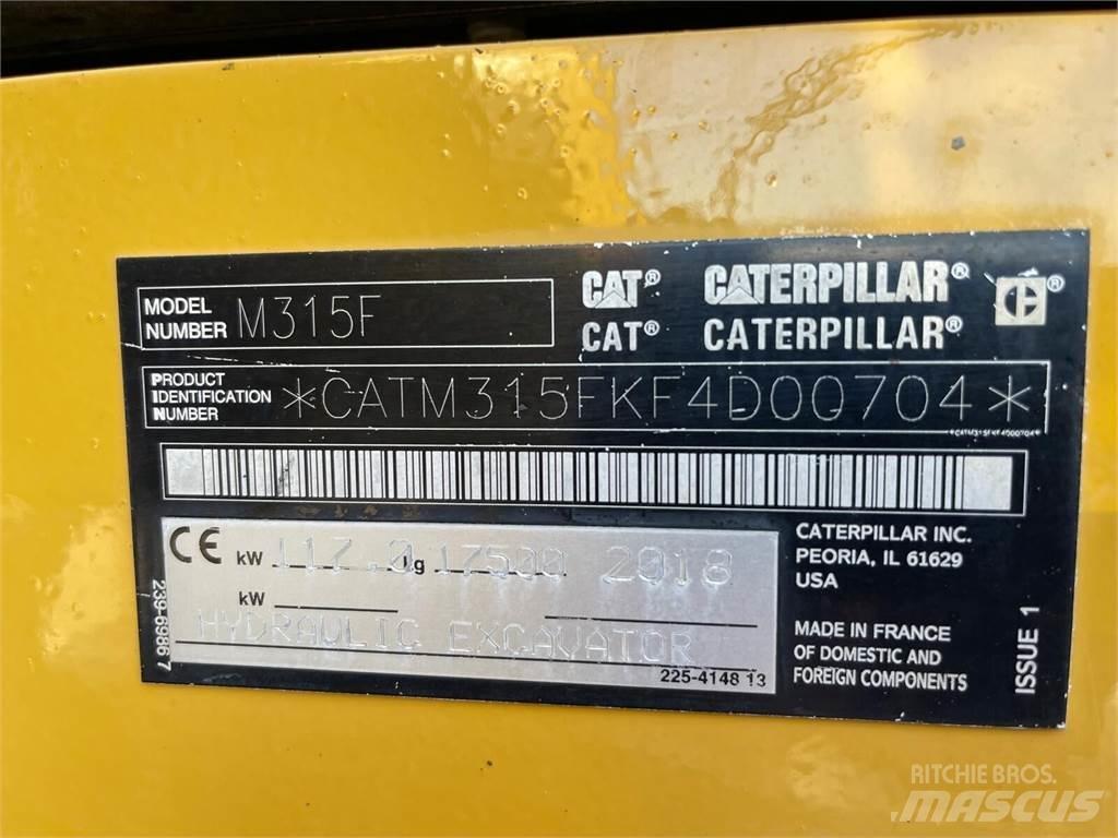 CAT M315F Pyöräkaivukoneet