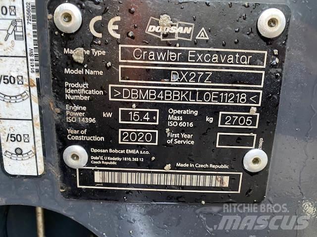 Doosan DX27Z Muut koneet