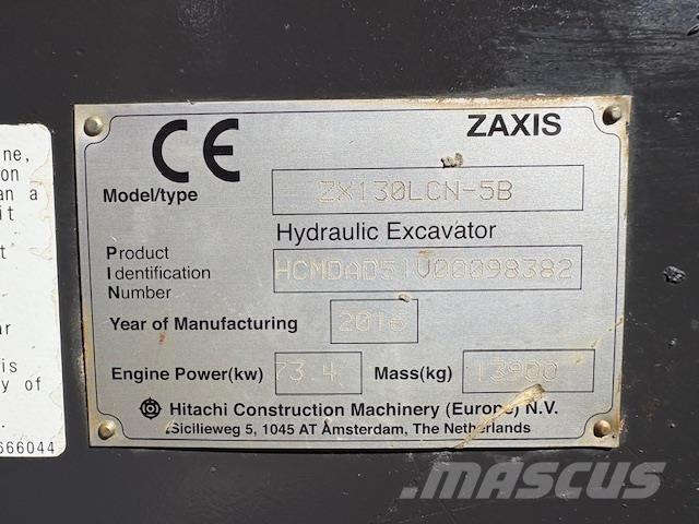 Hitachi ZX130-5 Telakaivukoneet