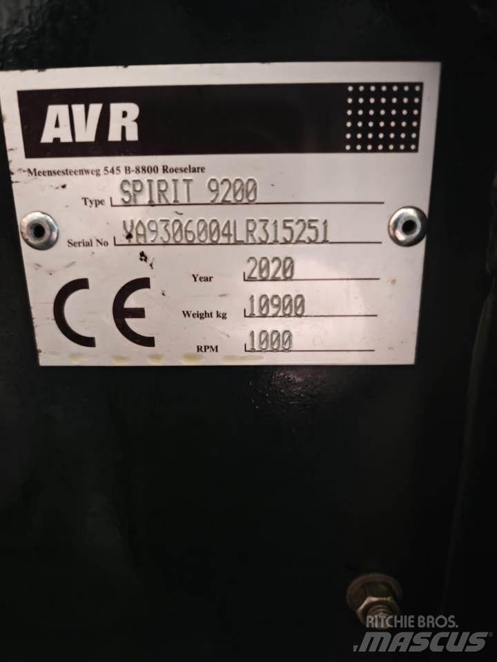 AVR SPIRIT 9200 Perunannostokoneet