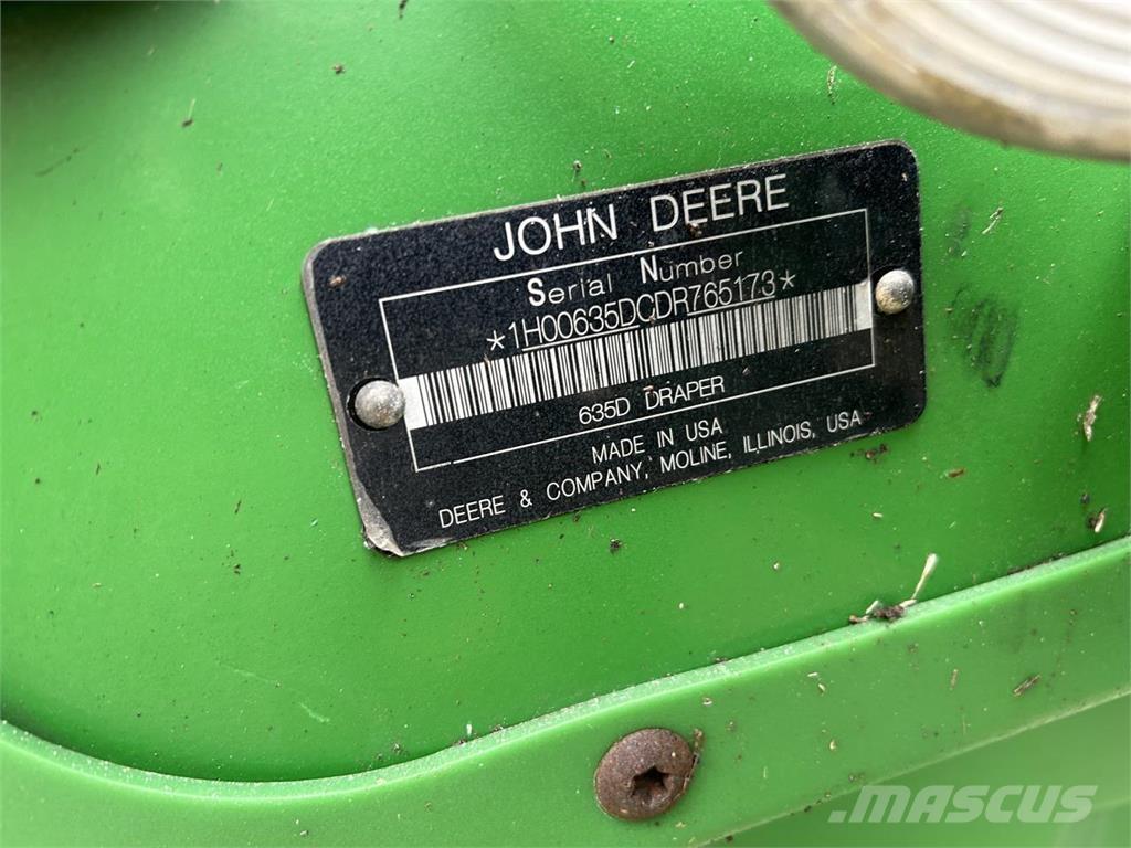 John Deere 635D Leikkuupöydät